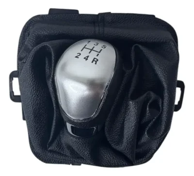 Pomo Perilla Palanca Con Funda Ford Fiesta Kinetic Manual Plateado