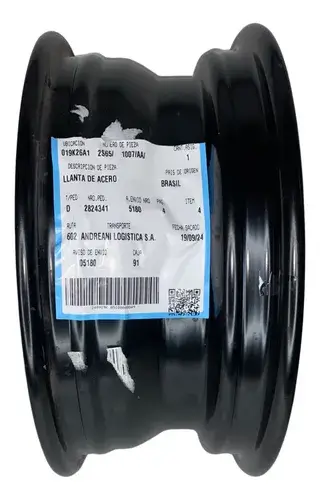 Llanta De Chapa 14 Ford Fiesta One 02-14 Ford Ka 08-13